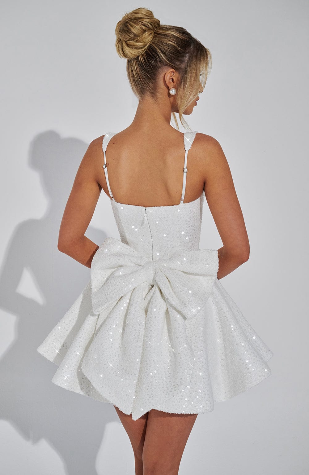 DOROTHY MINI DRESS - IVORY