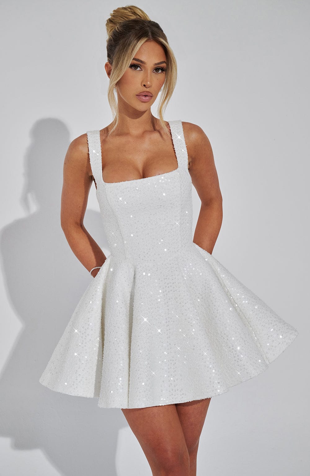 DOROTHY MINI DRESS - IVORY
