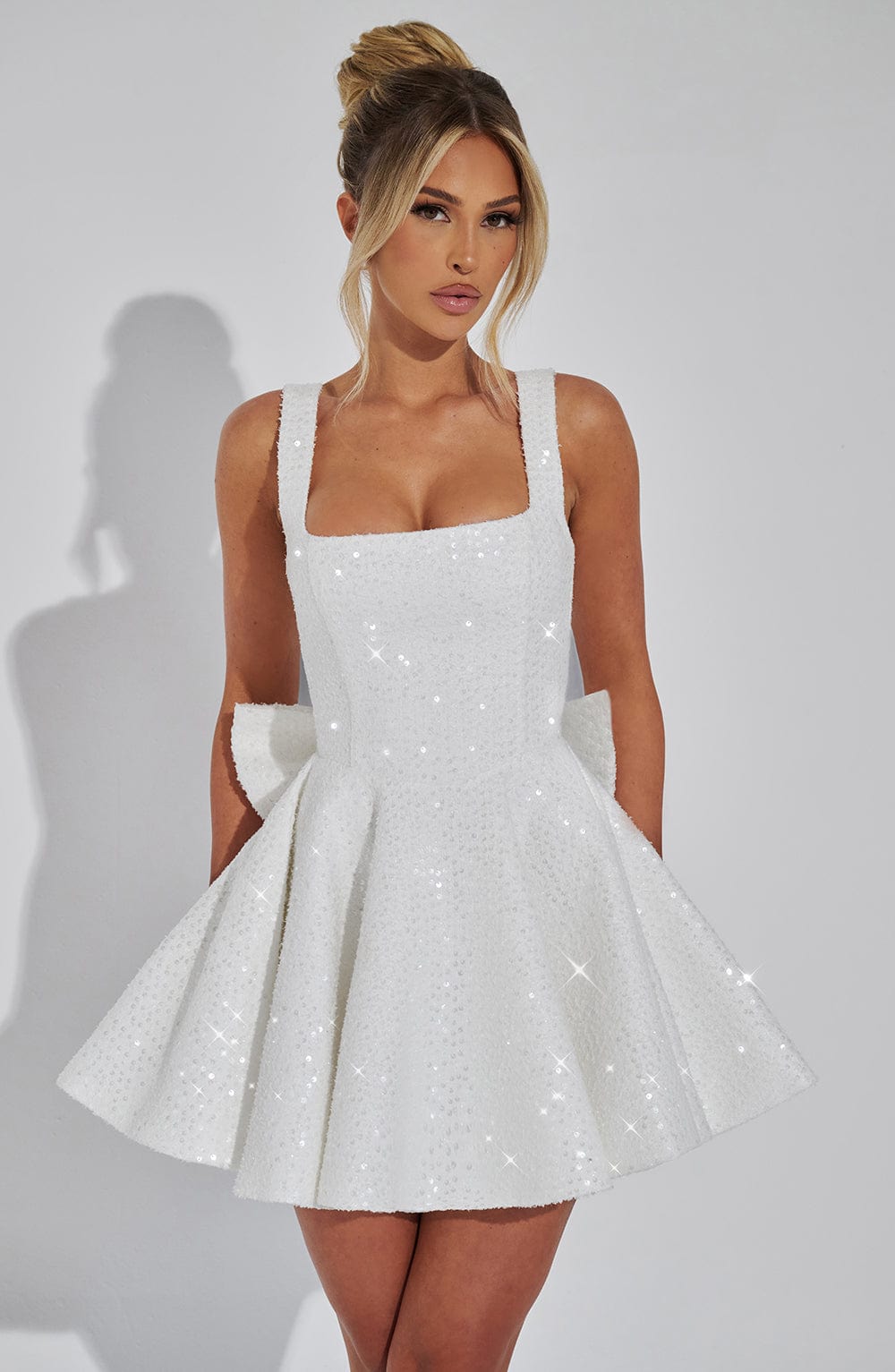 DOROTHY MINI DRESS - IVORY