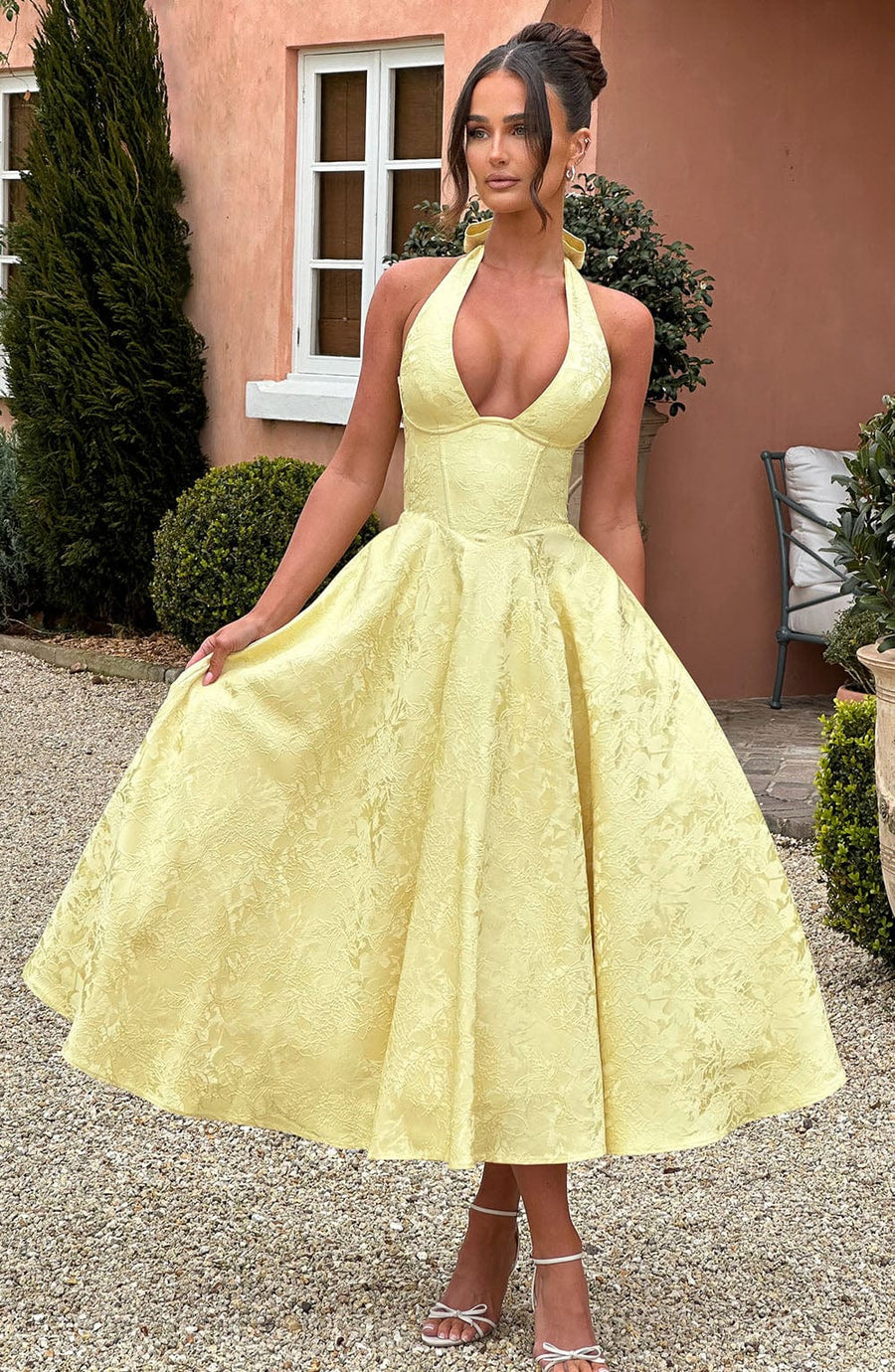 VESTIDO MIDI EFFIE - LIMÓN