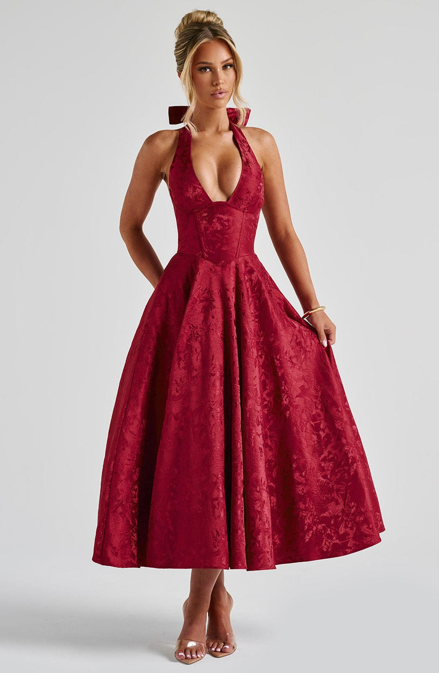 VESTIDO MIDI EFFIE - ROJO