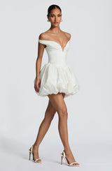 EILEEN MINI DRESS - IVORY