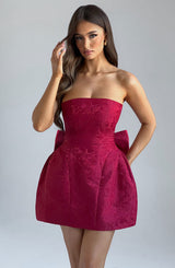 ELENORA MINI DRESS - RED