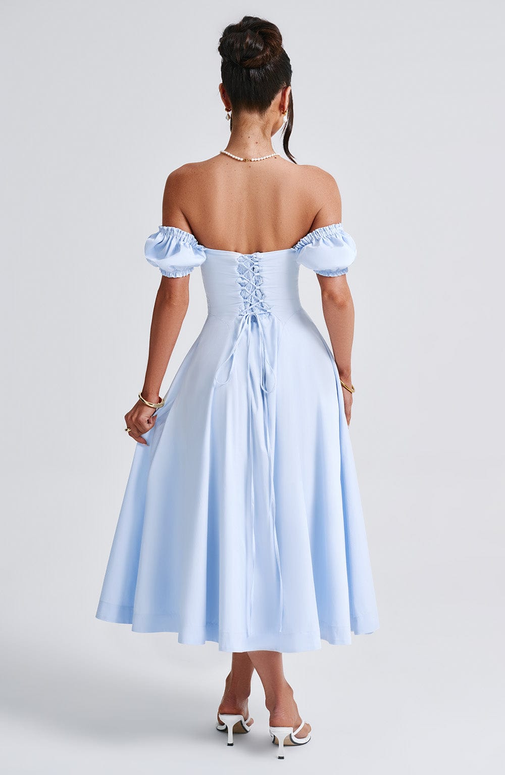 ELORA MIDI DRESS - BLUE