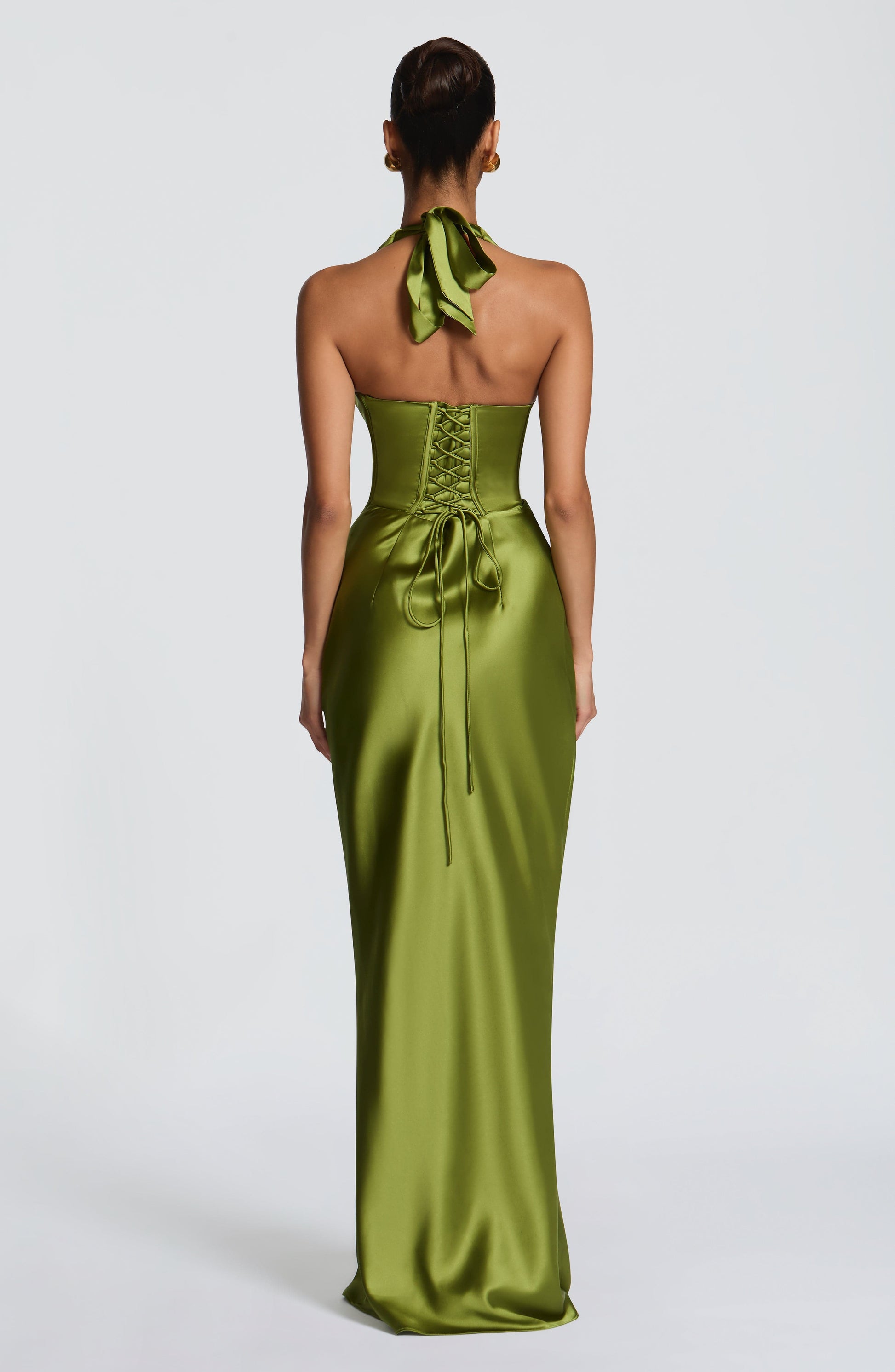 ELOWEN MAXI DRESS - OLIVE