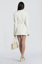 ELVIRA MINI DRESS - IVORY