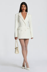 ELVIRA MINI DRESS - IVORY