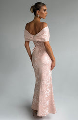 EMBERLY MAXI DRESS - SOFT PEACH