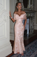 EMBERLY MAXI DRESS - SOFT PEACH