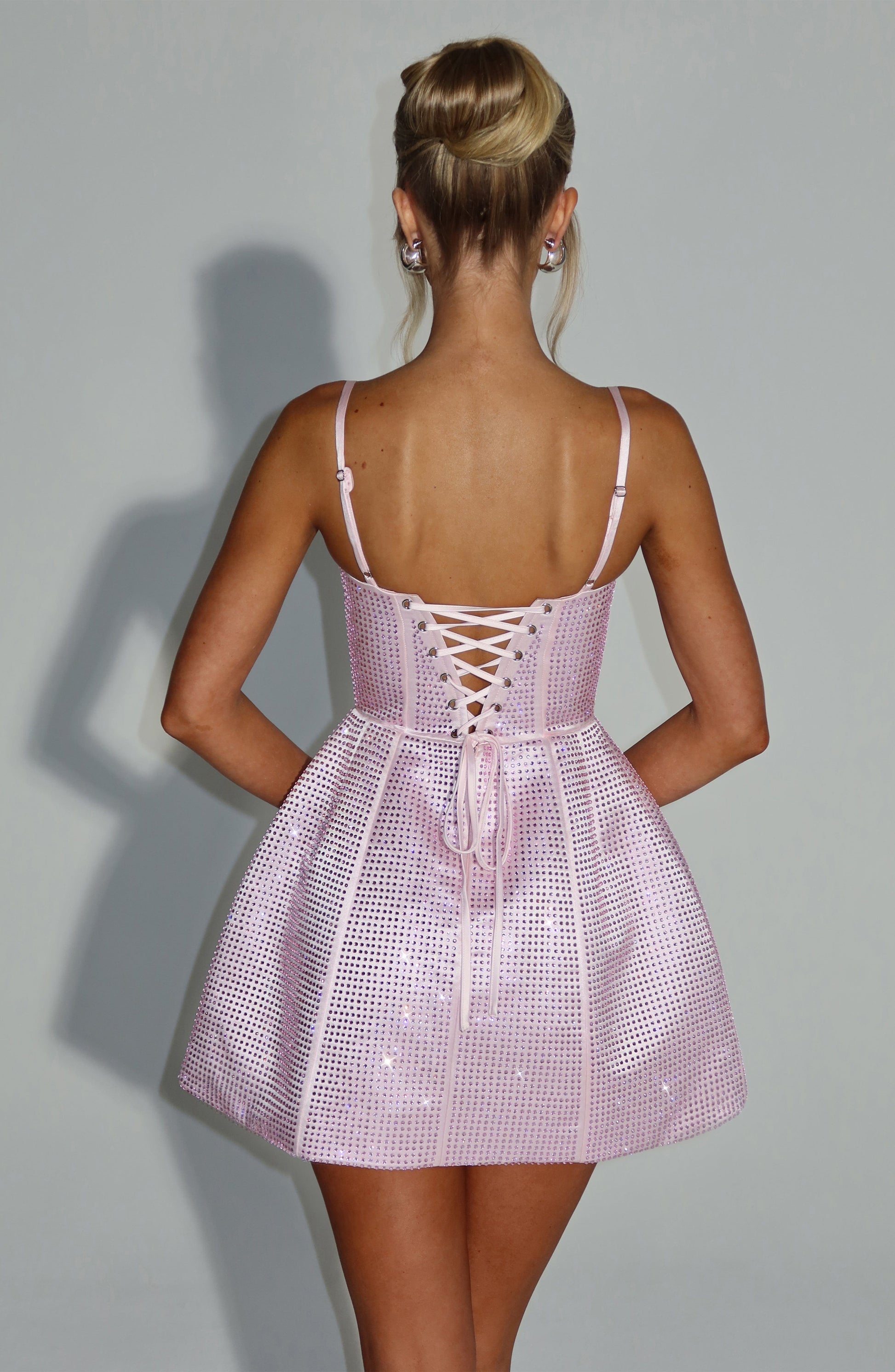 EMMA MINI DRESS - BLUSH