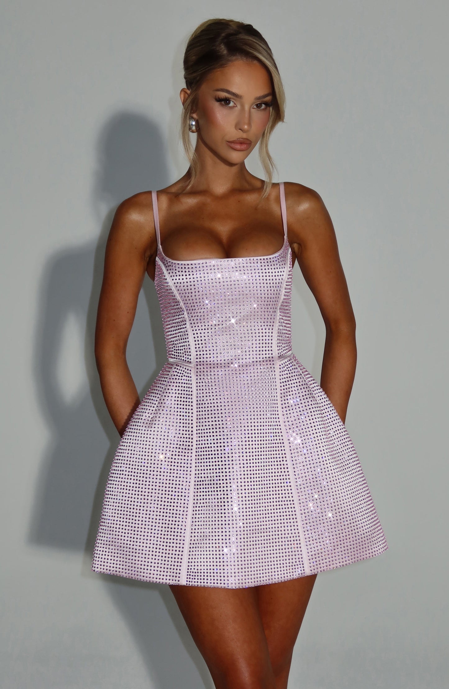 EMMA MINI DRESS - BLUSH