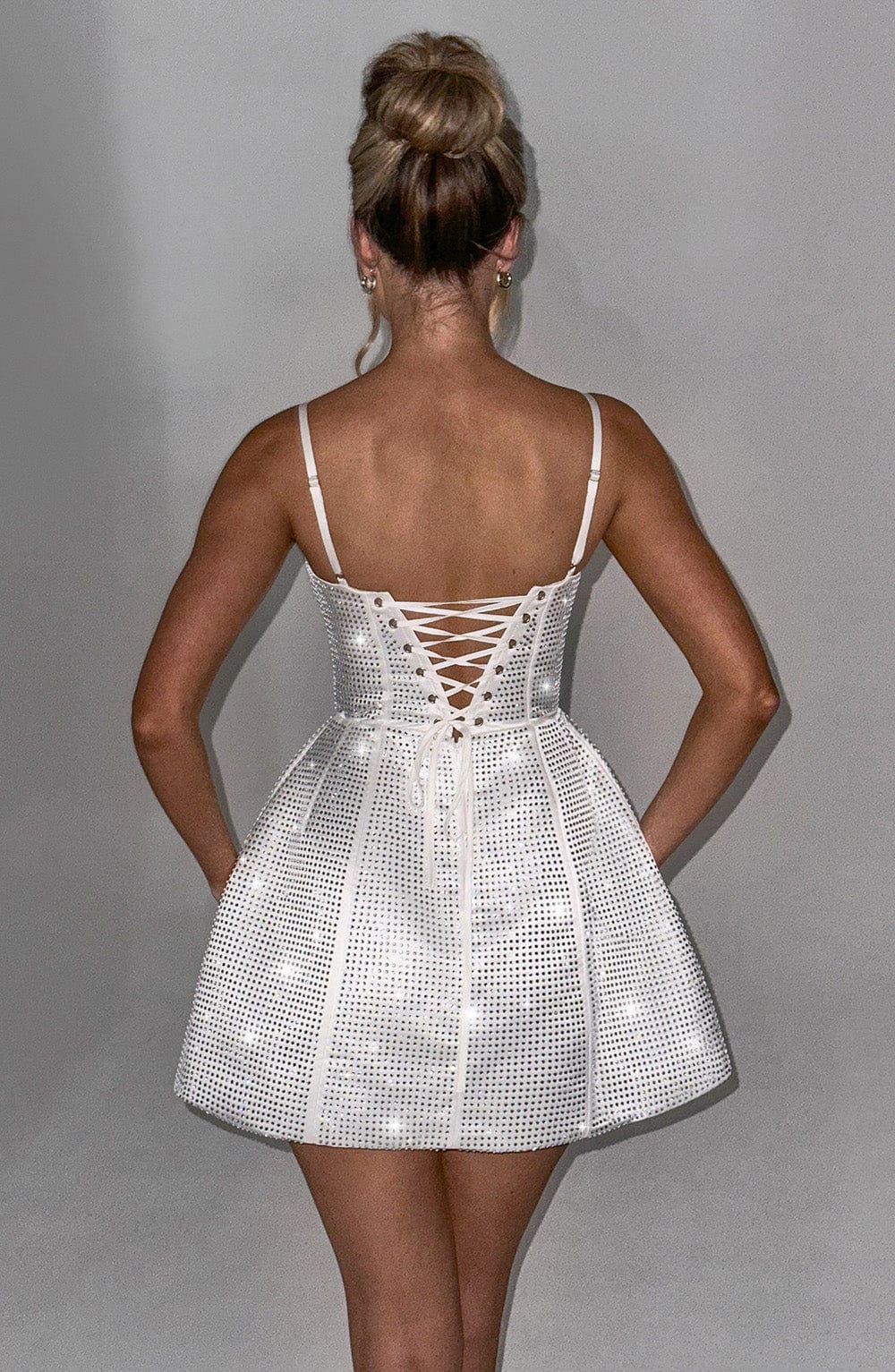 EMMA MINI DRESS - IVORY