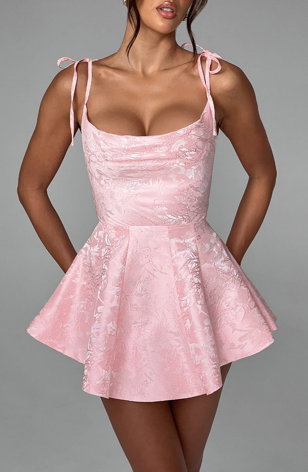EMMIE PLAYSUIT DRESS - BLUSH