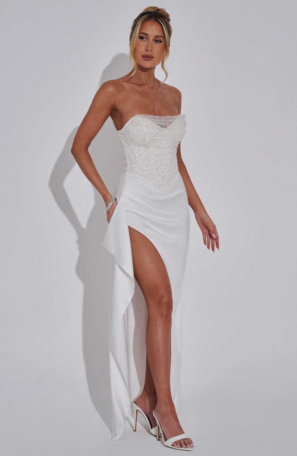 EMRIELLE MAXI DRESS - IVORY