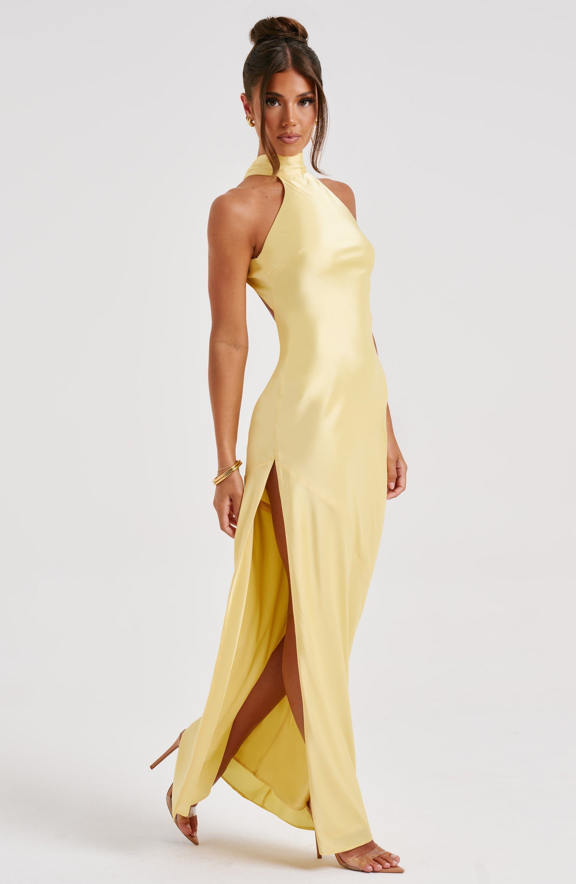 ETTA MAXI DRESS - LEMON