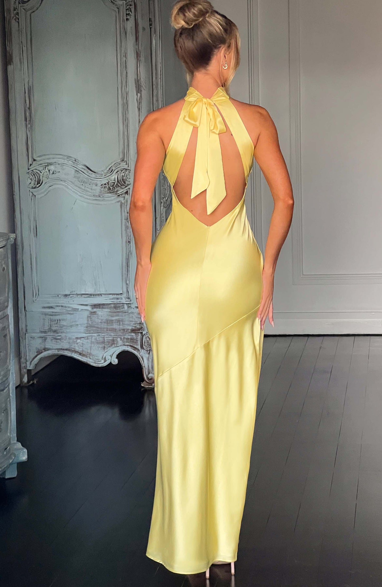 ETTA MAXI DRESS - LEMON