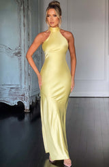 ETTA MAXI DRESS - LEMON