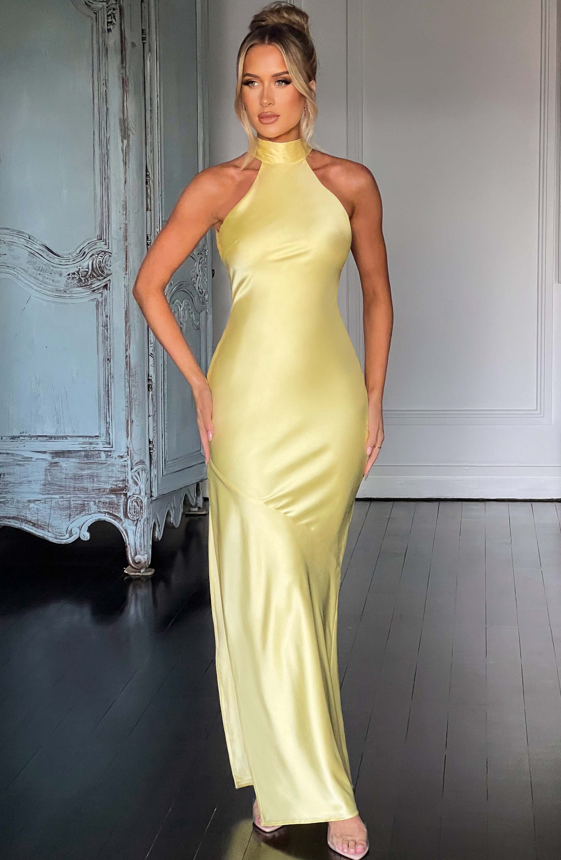 ETTA MAXI DRESS - LEMON