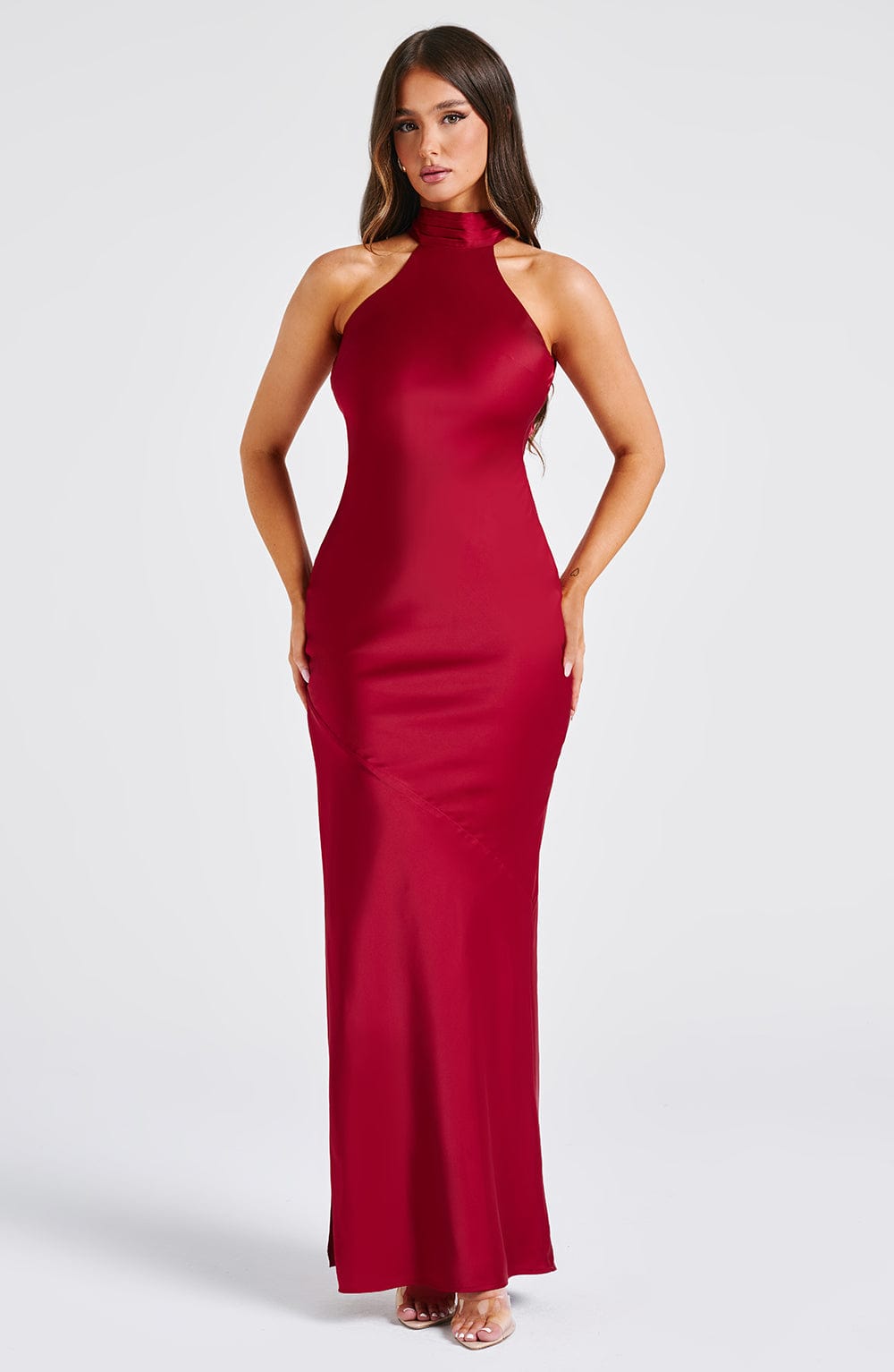ETTA MAXI DRESS - WINE