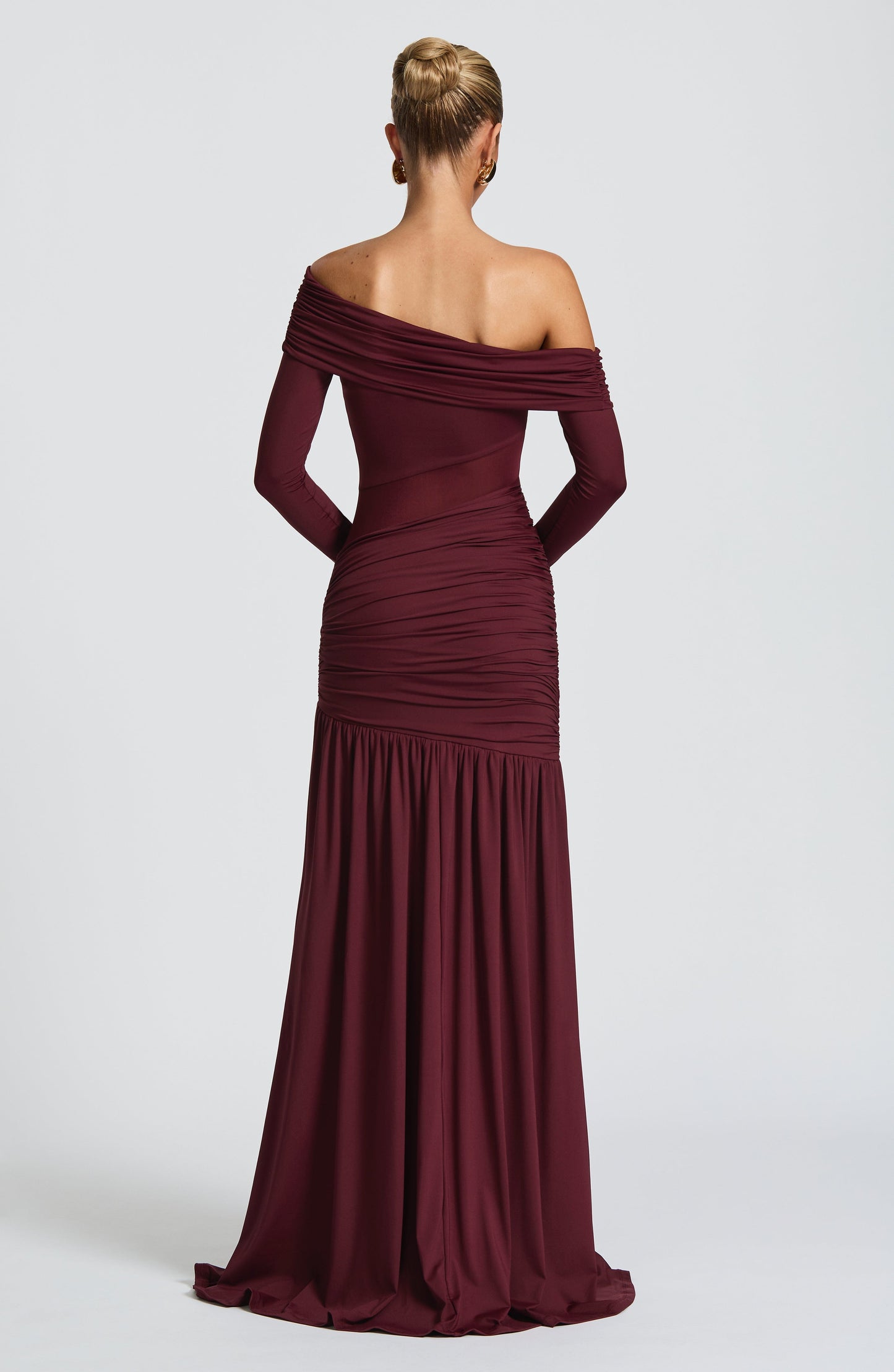 ETTALIE MAXI DRESS - CHERRY LACQUER