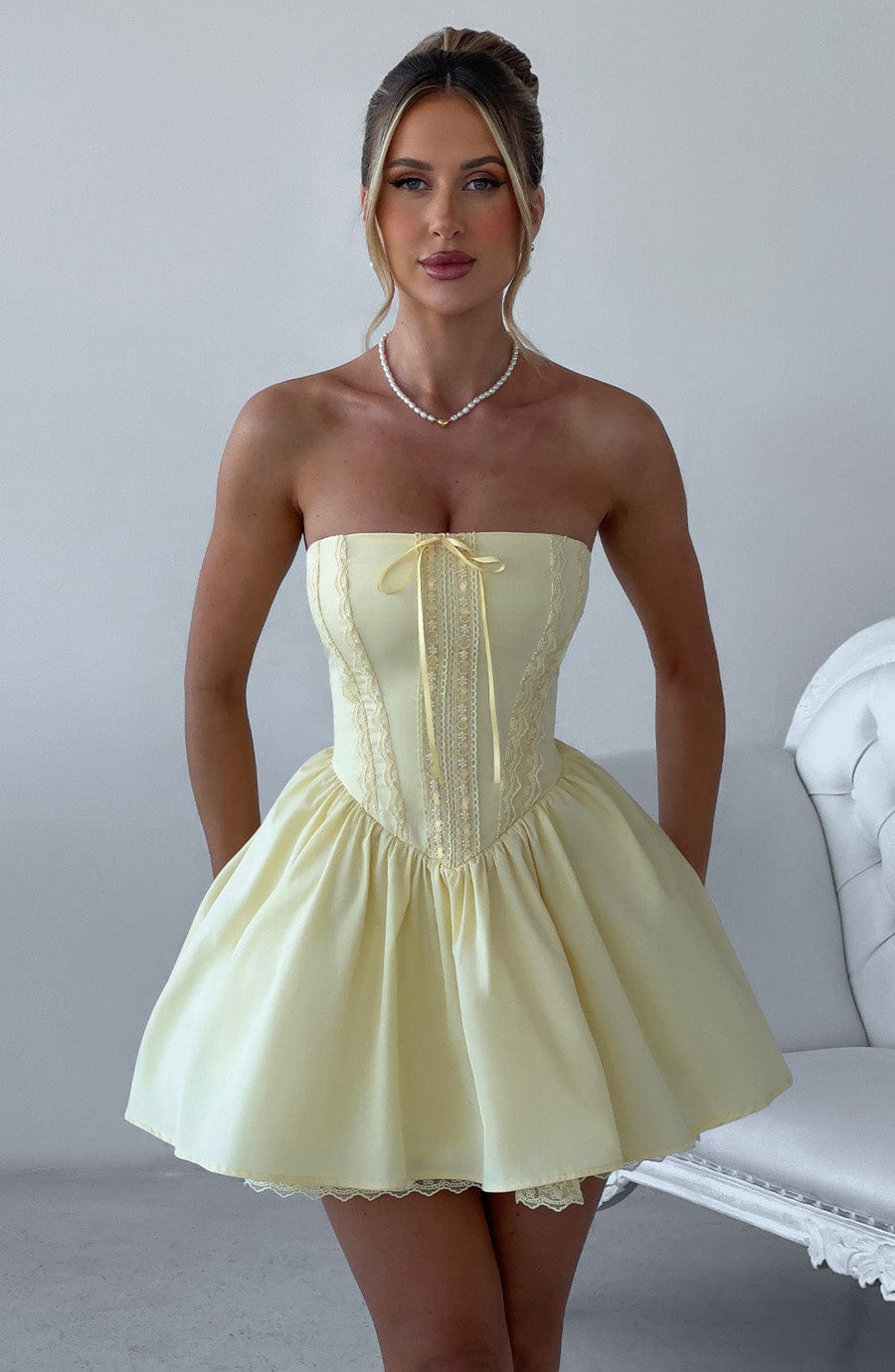 MINIVESTIDO EVIE - LIMÓN