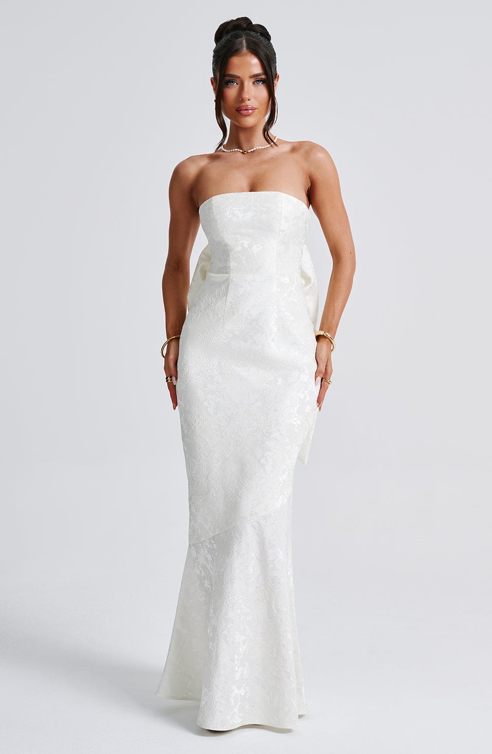 FELICITY MAXI DRESS - IVORY