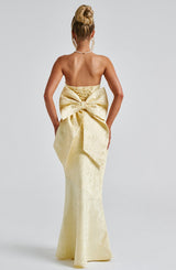 FELICITY MAXI DRESS - LEMON