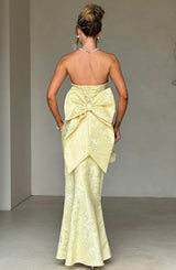 FELICITY MAXI DRESS - LEMON