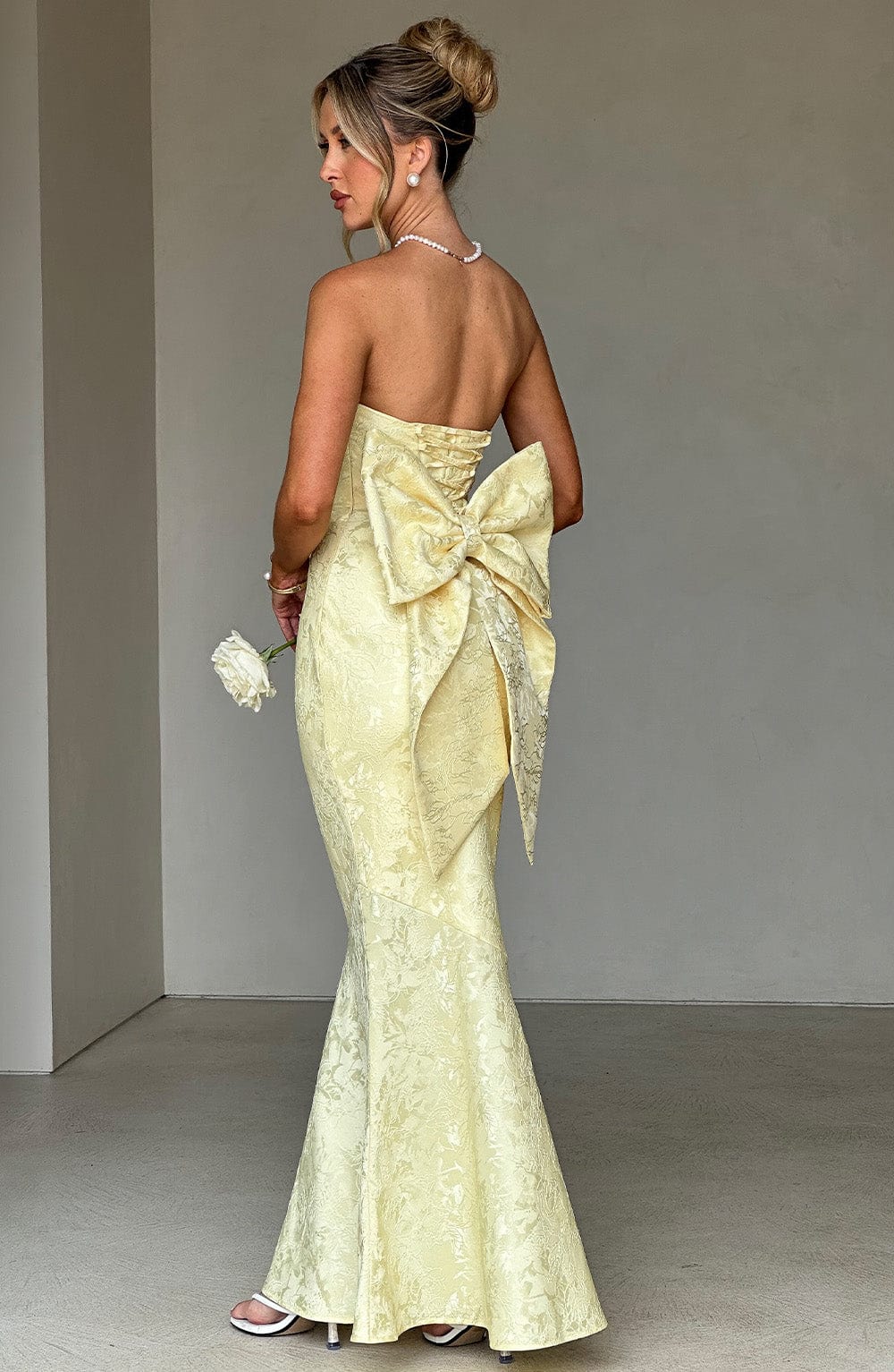 FELICITY MAXI DRESS - LEMON