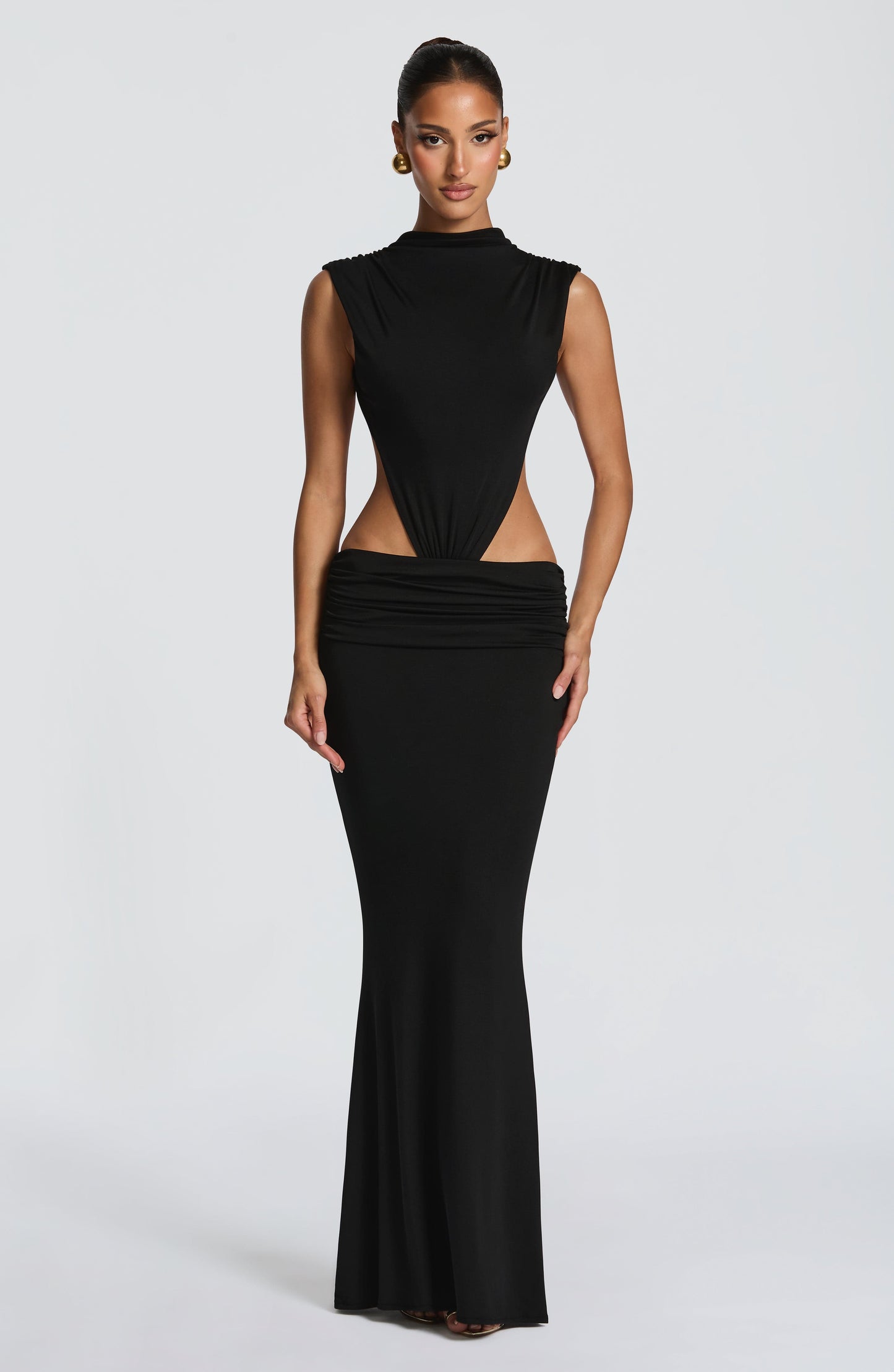 FENELLA MAXI DRESS - BLACK
