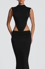FENELLA MAXI DRESS - BLACK