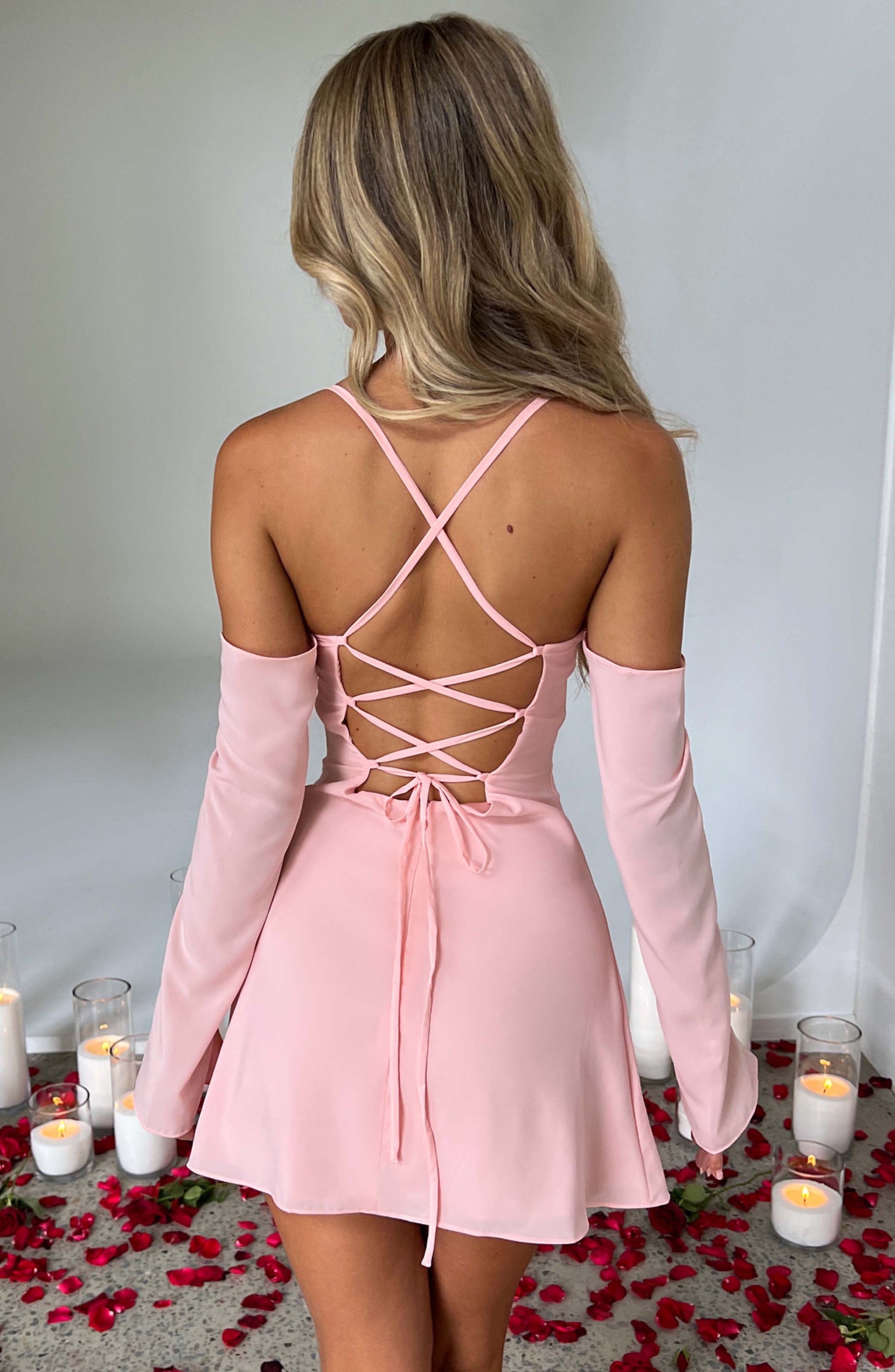 FIONA MINI DRESS - BLUSH