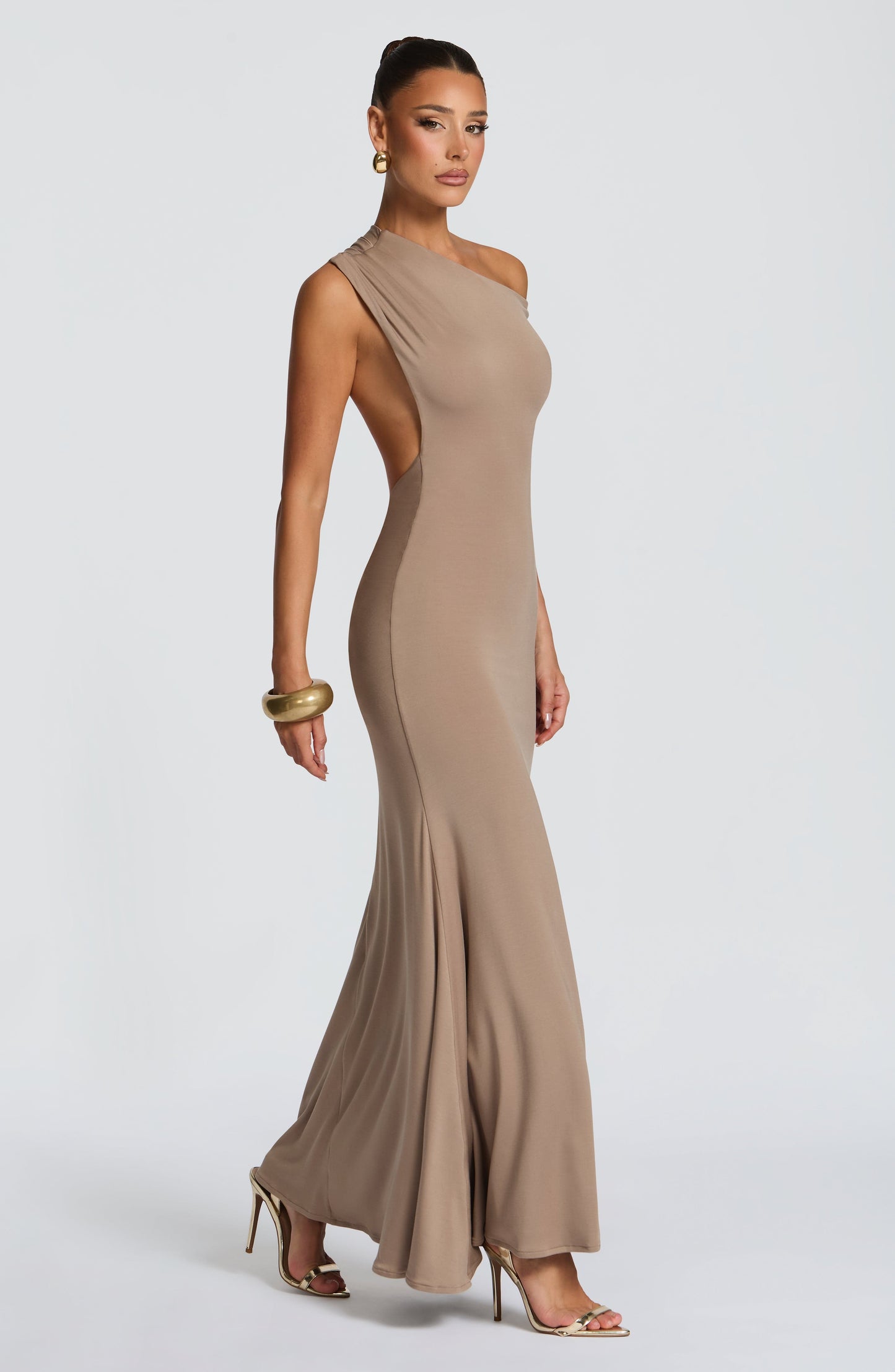 FIORA MAXI DRESS - STONE