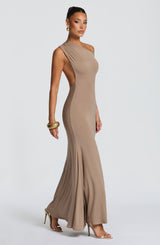 FIORA MAXI DRESS - STONE