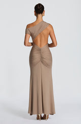 FIORA MAXI DRESS - STONE