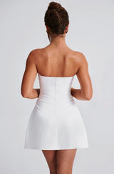 FLEUR MINI DRESS - IVORY