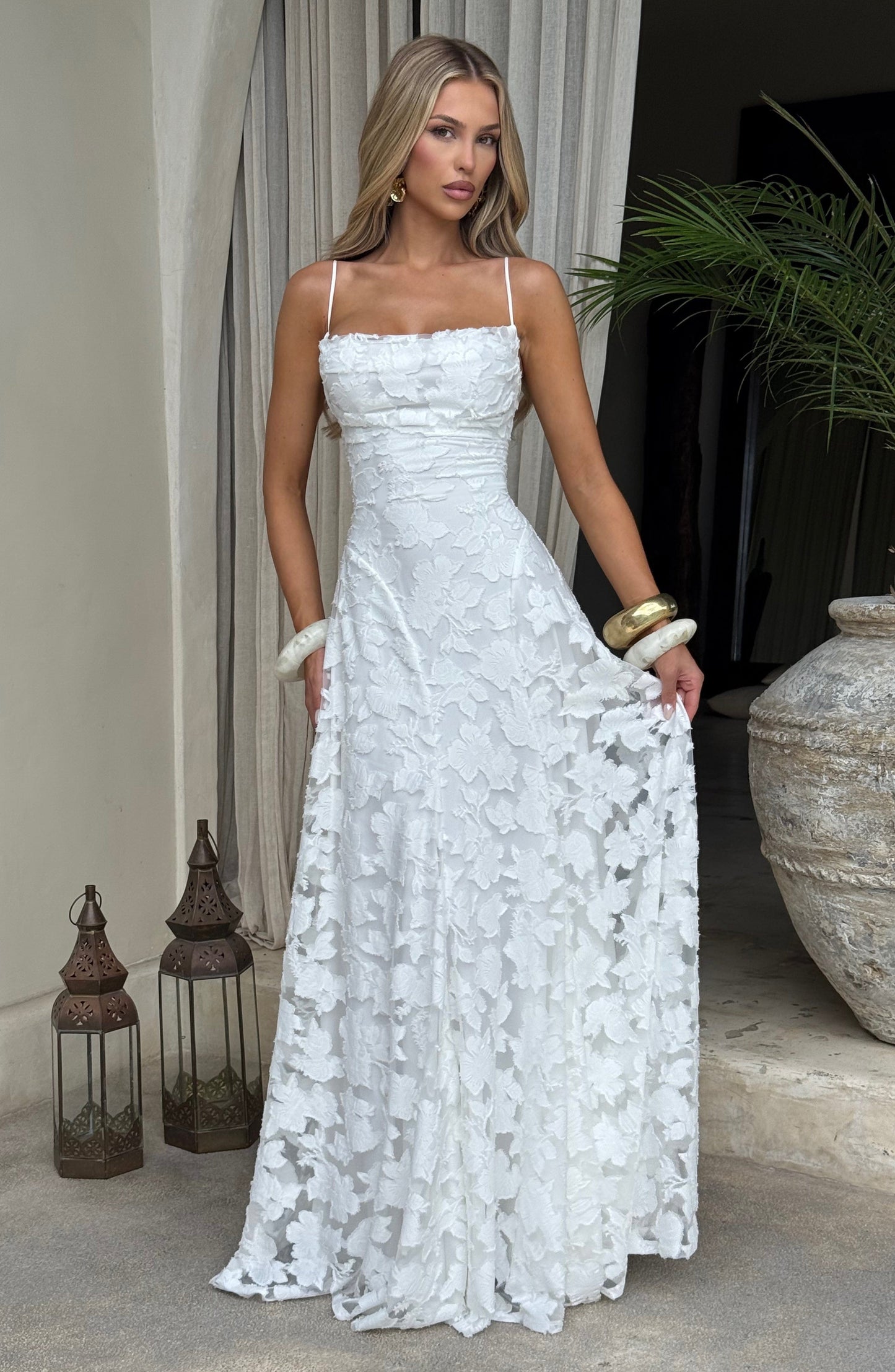 FRANCIS MAXI DRESS - IVORY