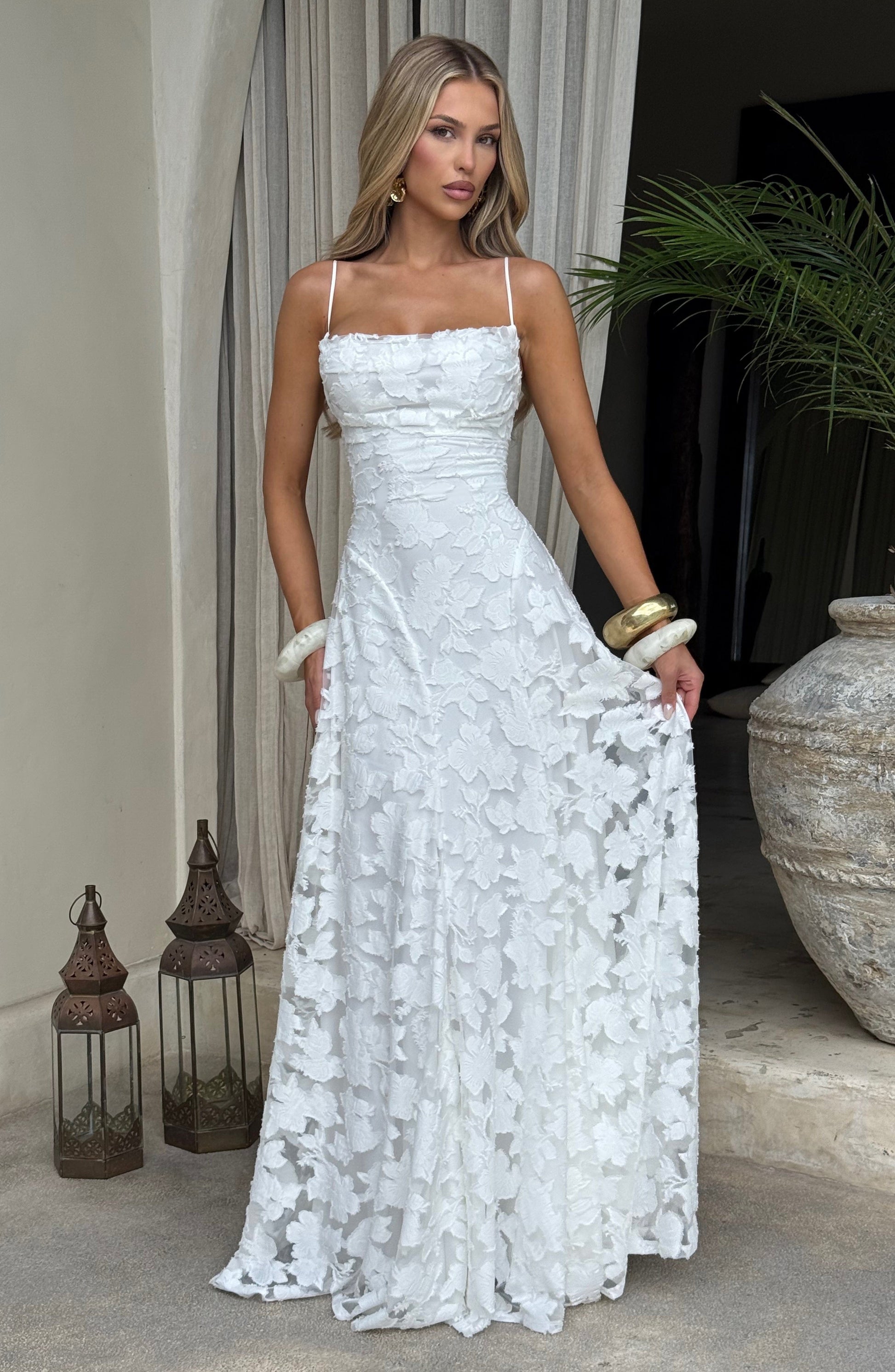 FRANCIS MAXI DRESS - IVORY