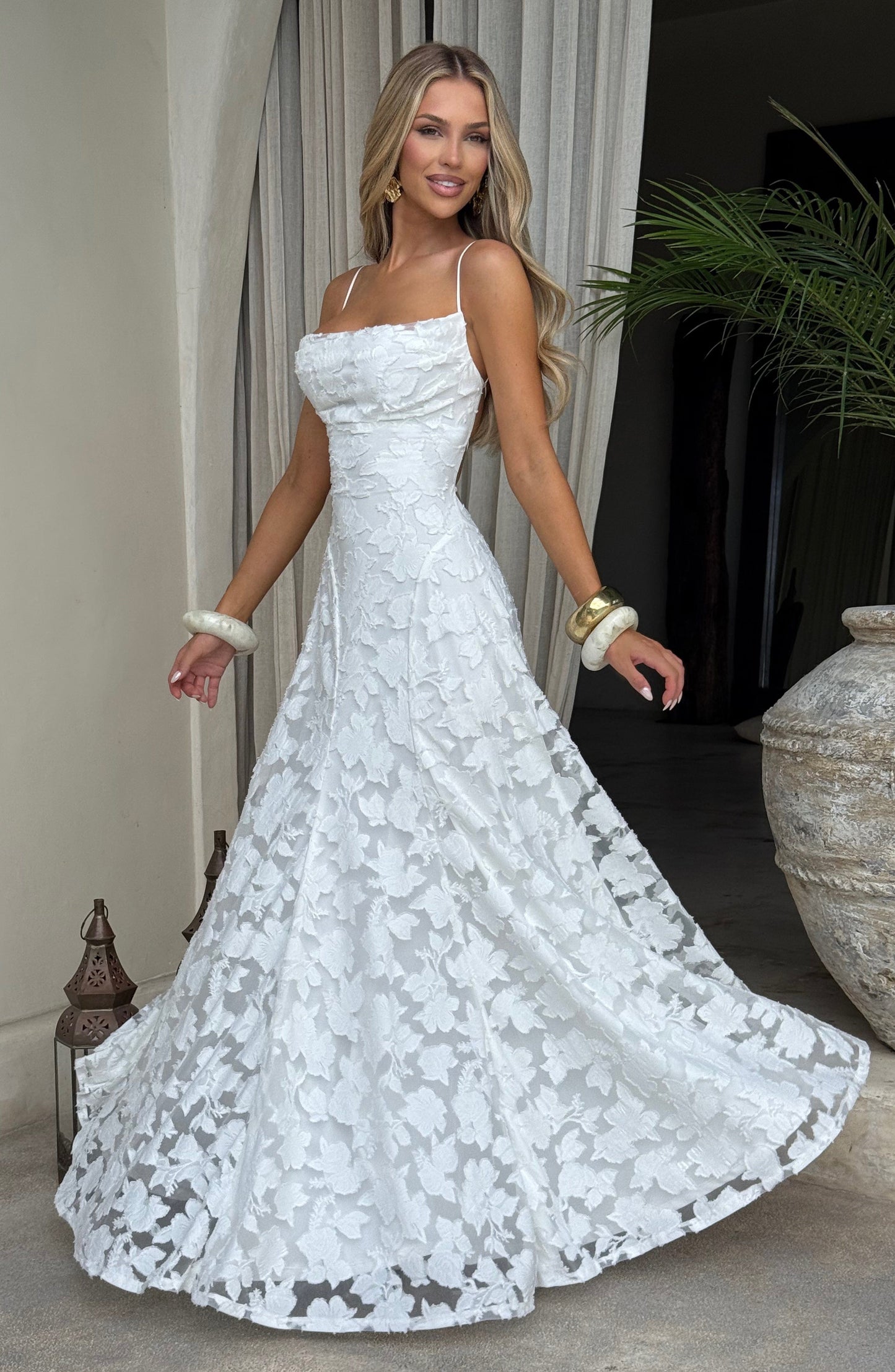 FRANCIS MAXI DRESS - IVORY