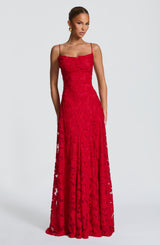 FRANCIS MAXI DRESS - RED