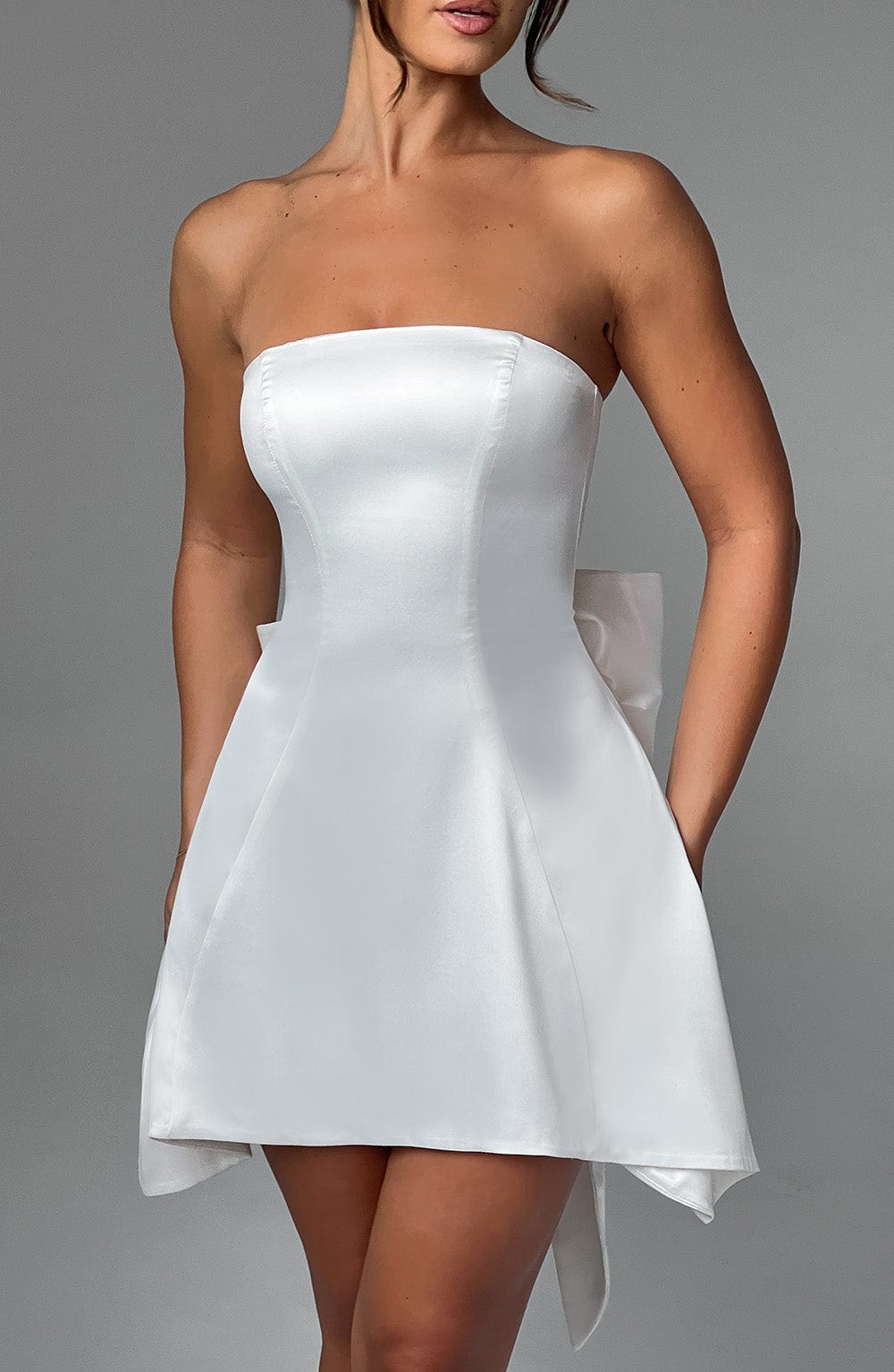 FREJA MINI DRESS - IVORY