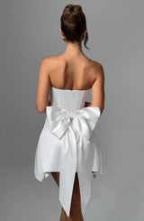 FREJA MINI DRESS - IVORY