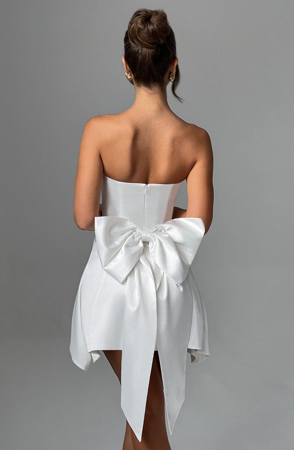 FREJA MINI DRESS - IVORY
