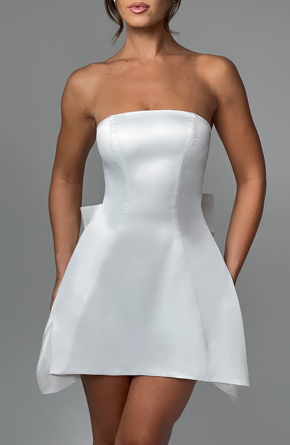 FREJA MINI DRESS - IVORY