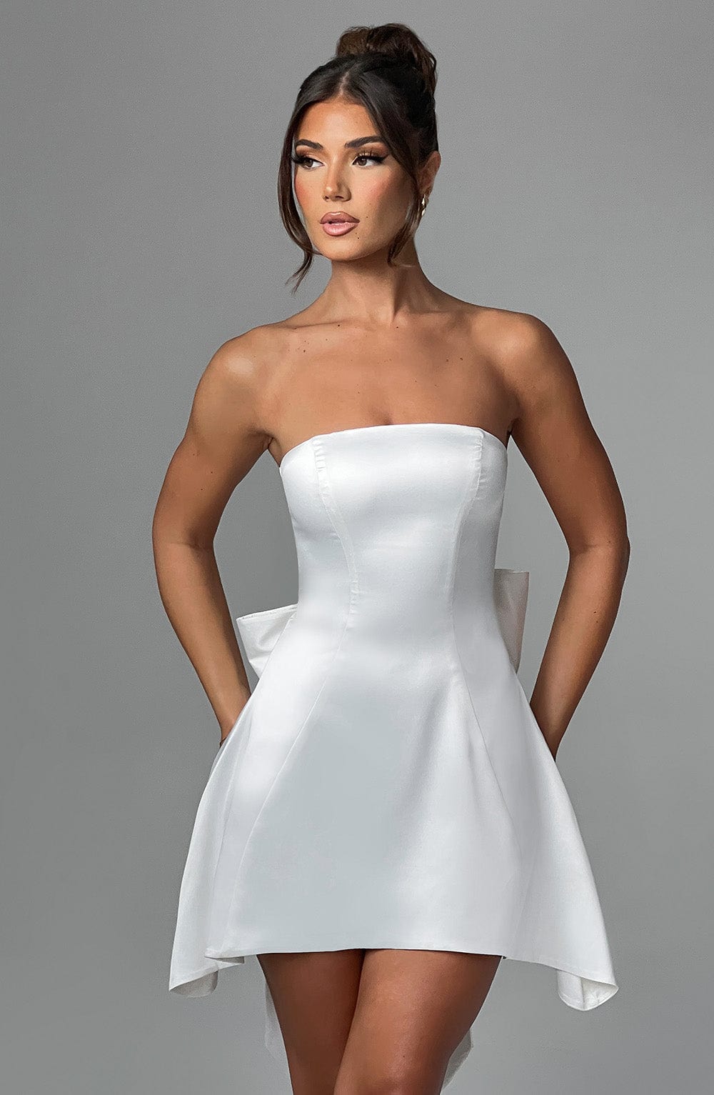FREJA MINI DRESS - IVORY