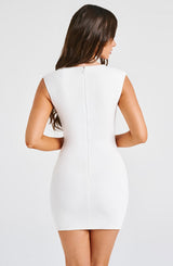 FRIDA MINI DRESS - IVORY