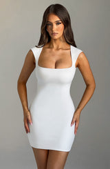 FRIDA MINI DRESS - IVORY