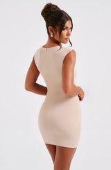 FRIDA MINI DRESS - NUDE