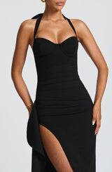 GENETTE MAXI DRESS - BLACK