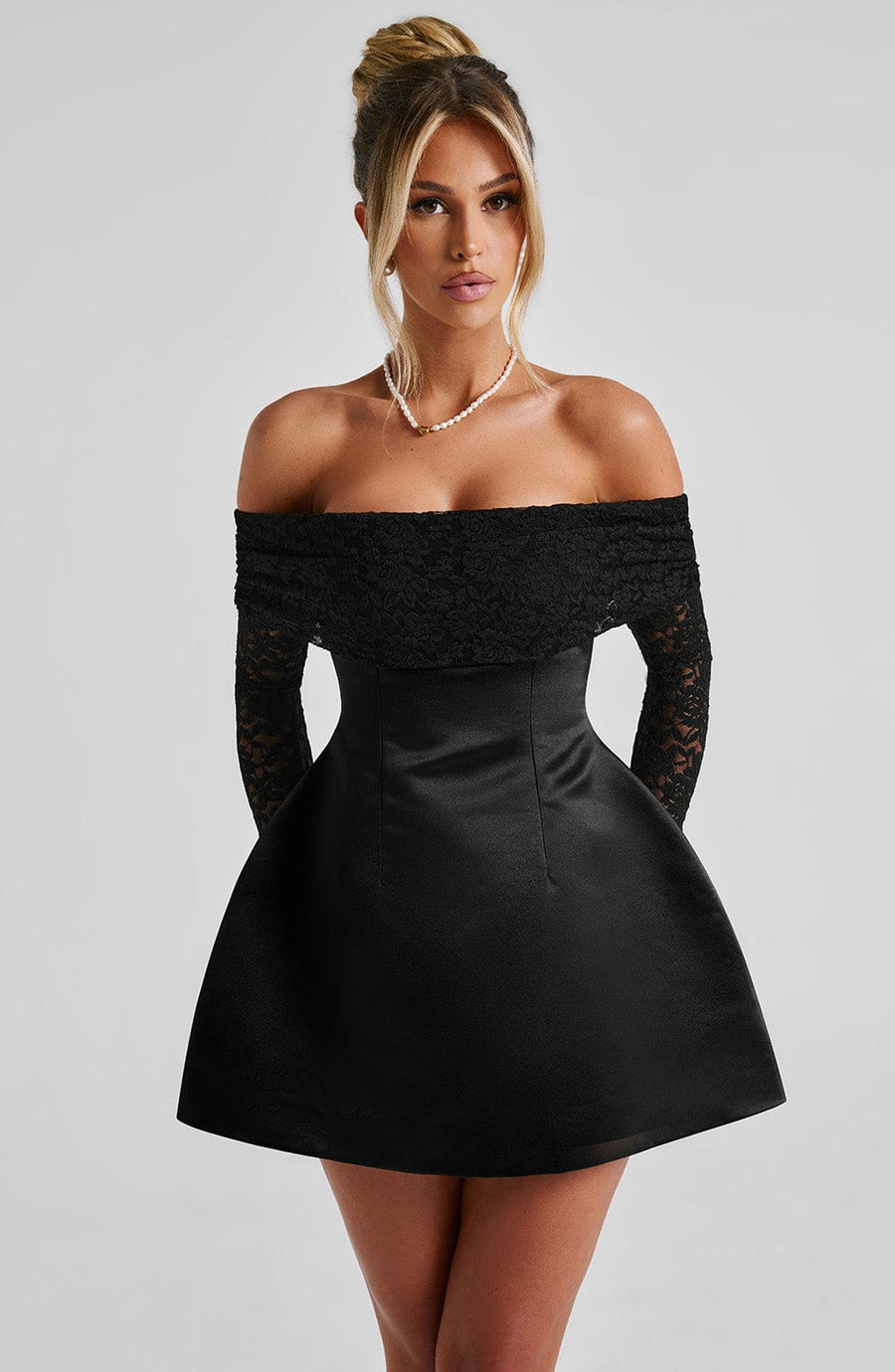 MINIVESTIDO GEORGIANNA - NEGRO